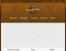 Tablet Screenshot of canyonrides.com